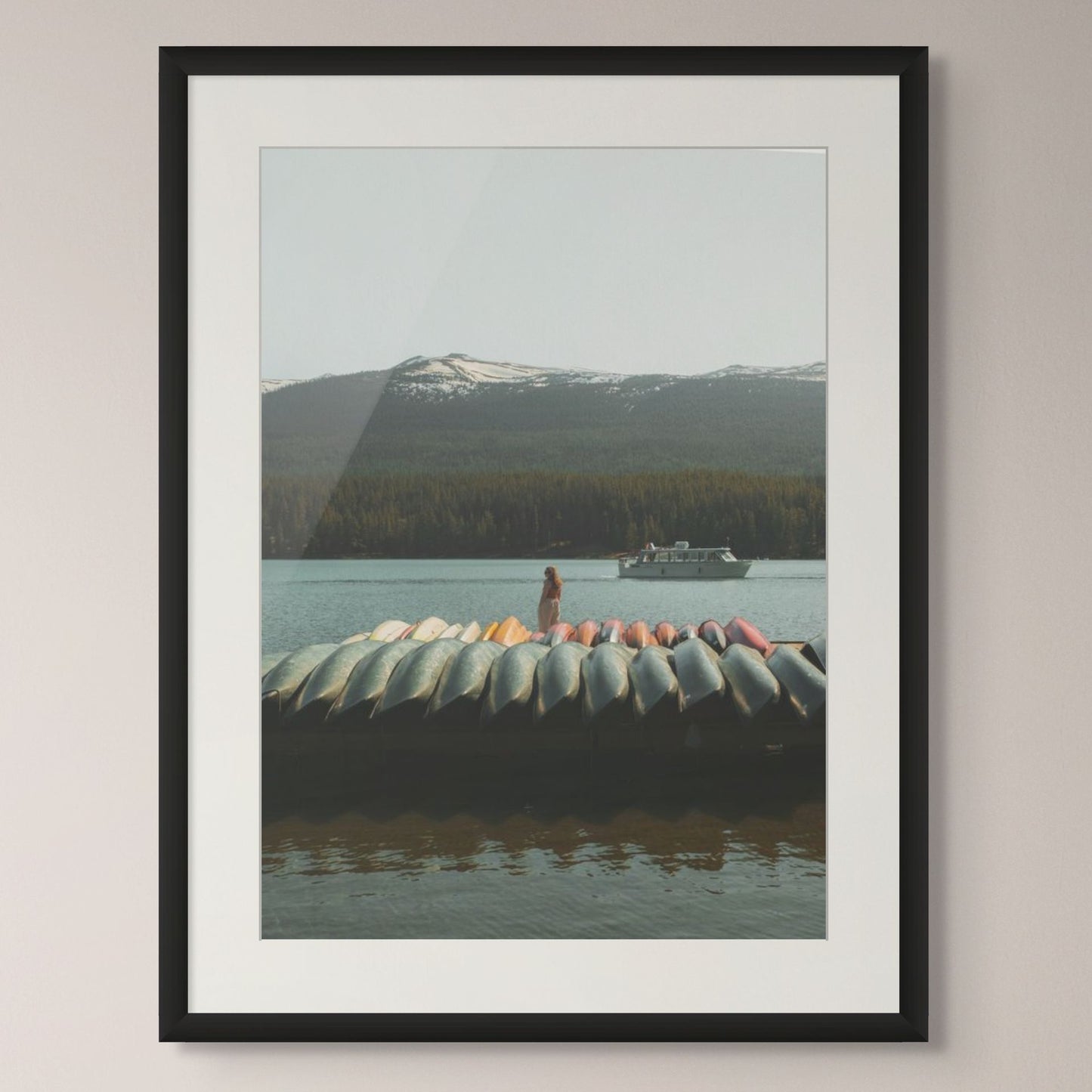 Spring at Maligne Lake