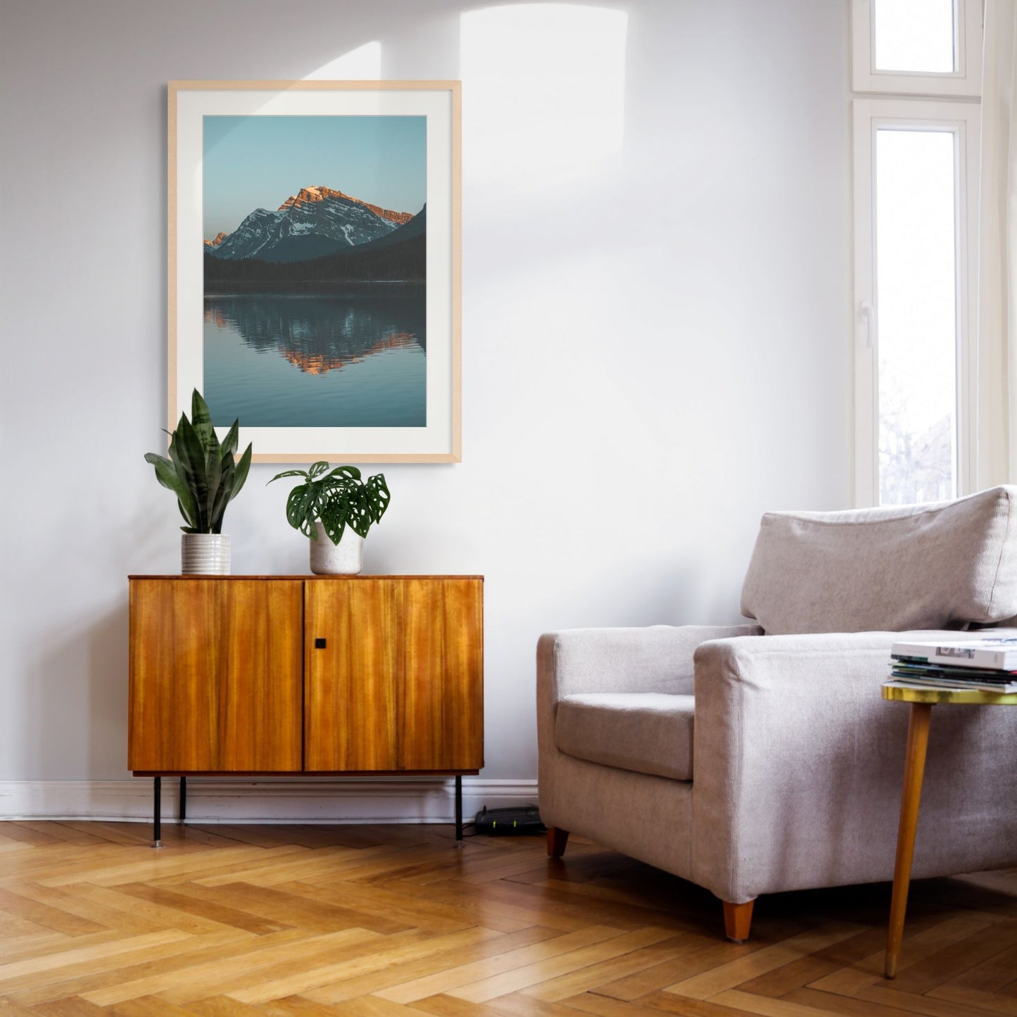 Alpenglow in the Rockies