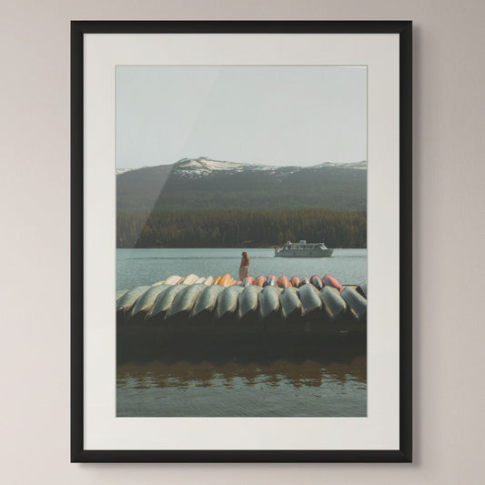 Spring at Maligne Lake